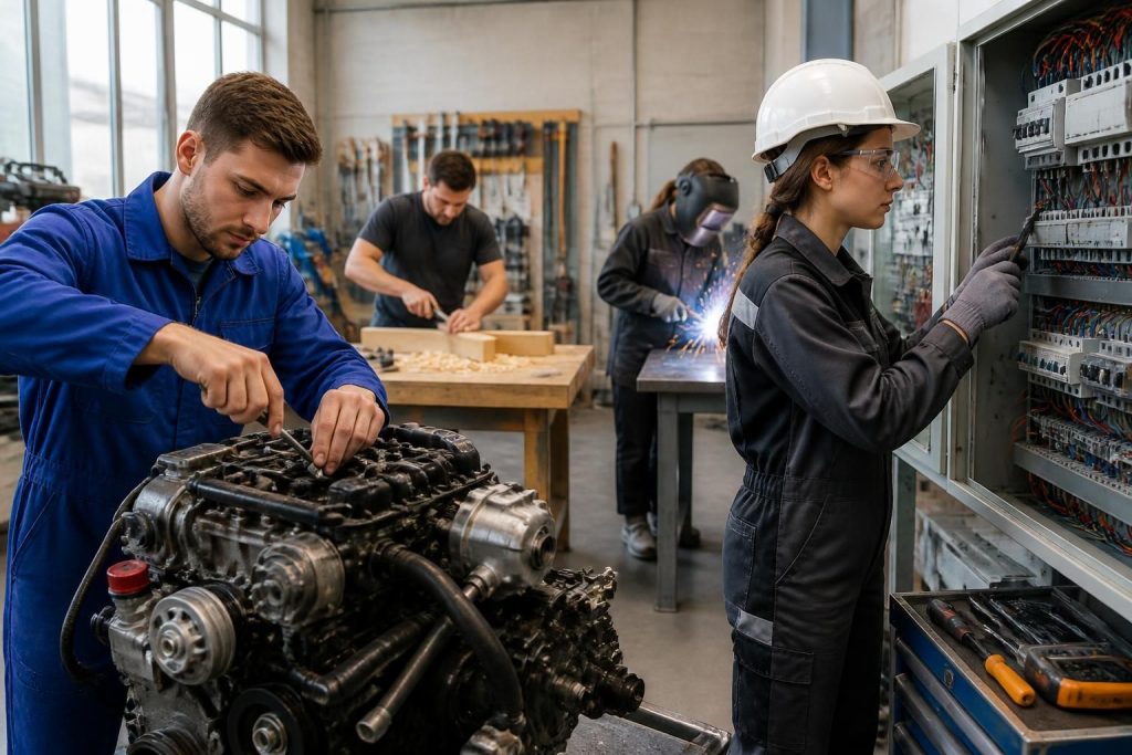 découvrez les métiers manuels et techniques qui recrutent, leurs opportunités d'emploi et les compétences recherchées dans ces secteurs en pleine croissance.