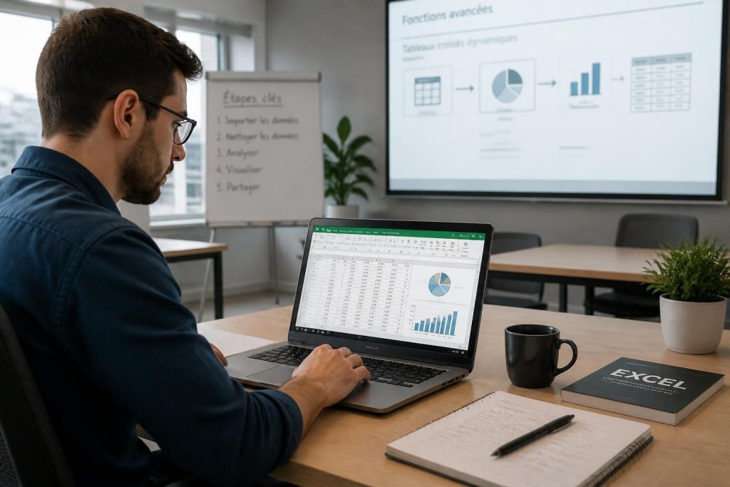 découvrez notre formation à excel conçue pour améliorer vos compétences pas à pas, que vous soyez débutant ou utilisateur avancé. maîtrisez les fonctions essentielles et boostez votre productivité.