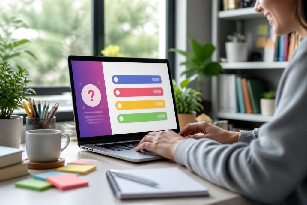 quiziniere vous permet de créer et partager facilement des quiz interactifs pour engager votre audience et apprendre en s'amusant.